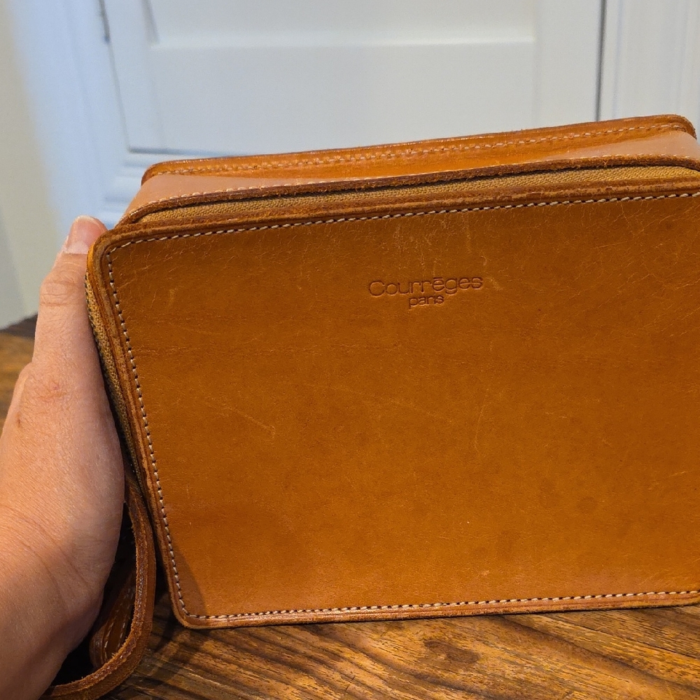 Tan Leather Shoulder Bag